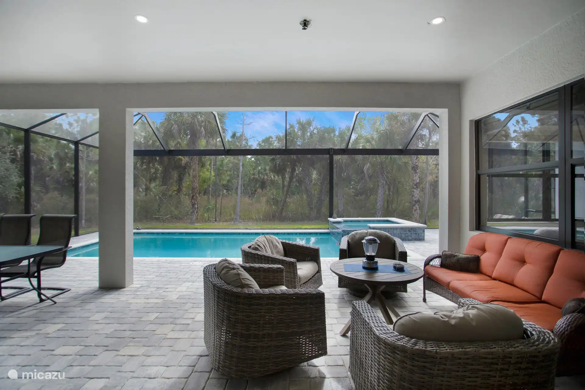 Sitzecke und Aussicht