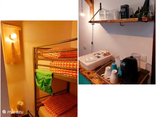 A Casa Cingoli Noce | Italie, Marche, Cingoli - appartement Lit superposé et coin café