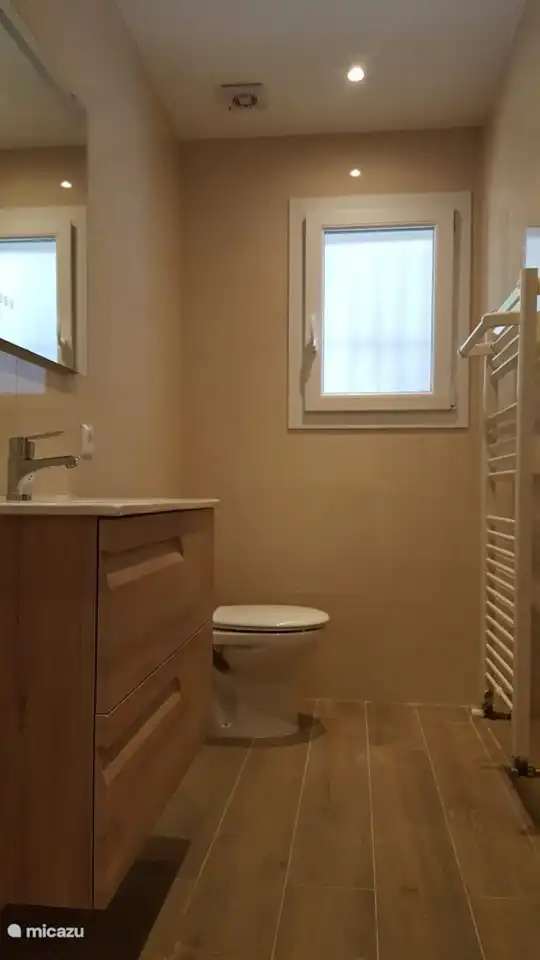 the new left bathroom as of March 9, 2020