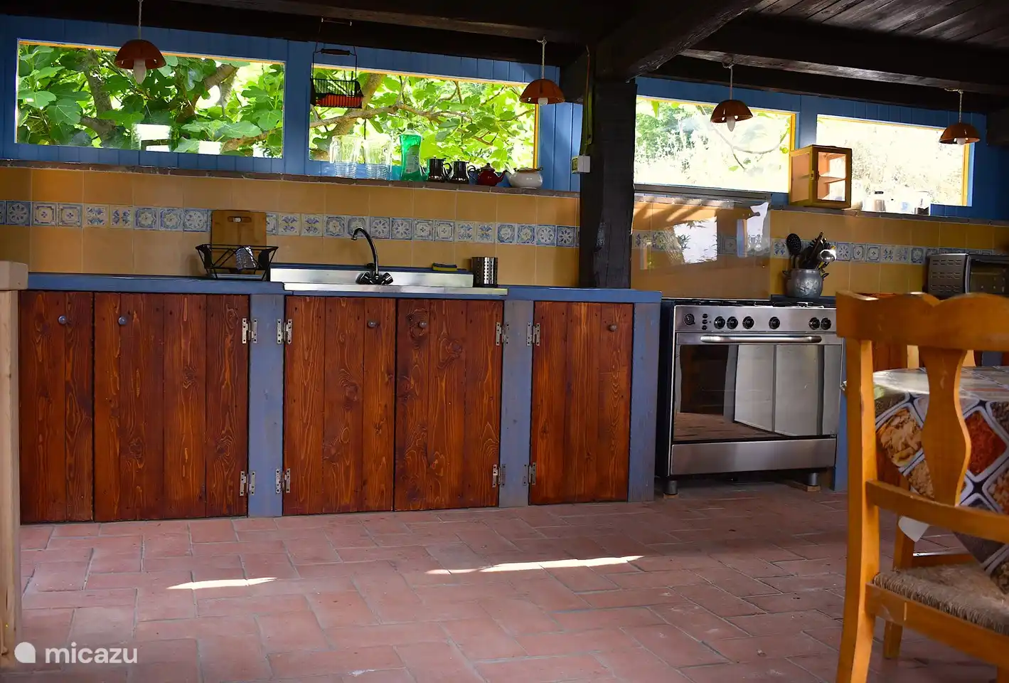 Het interieur van de keuken