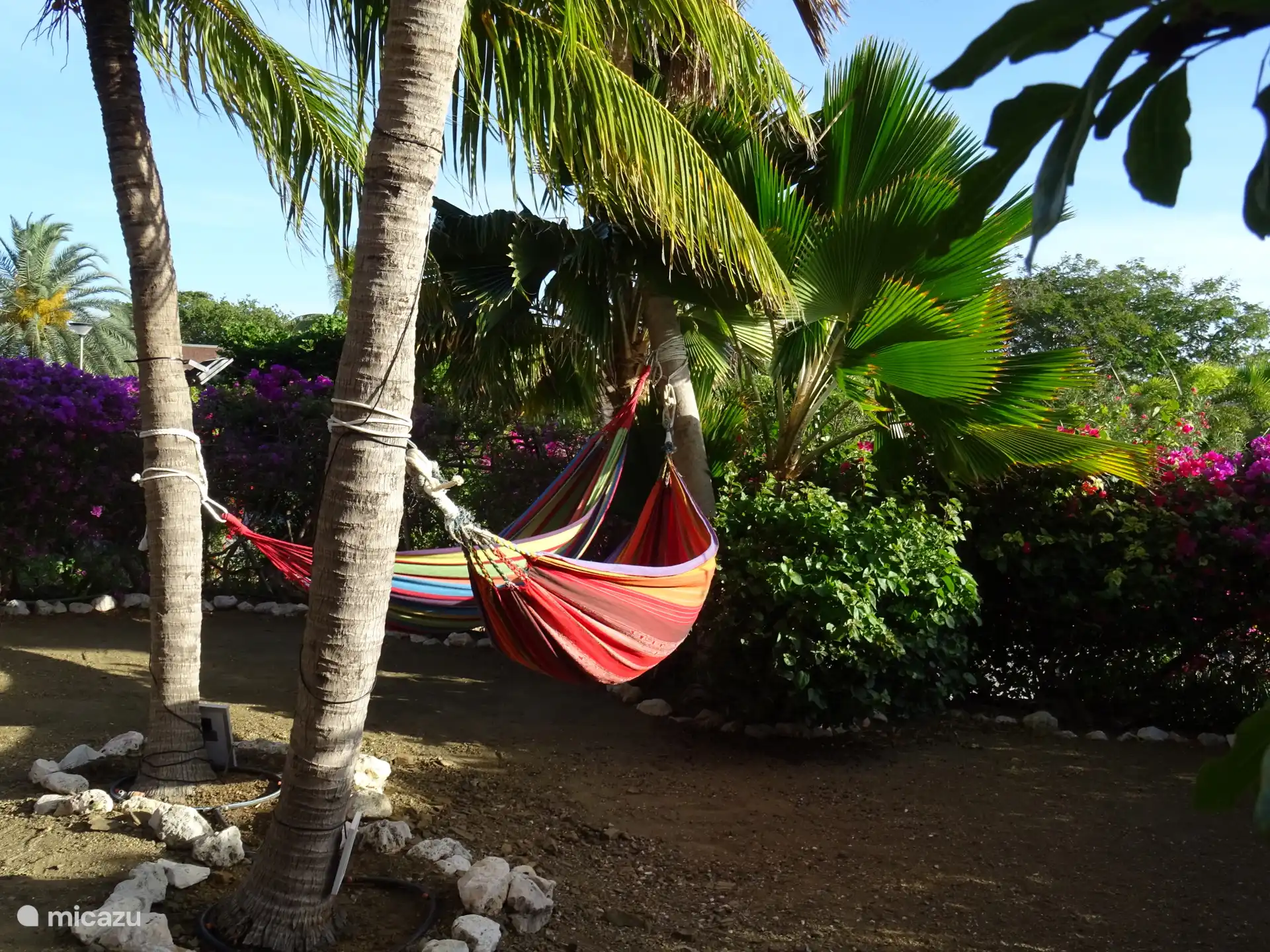 Een dutje in de hangmat onder de palmen in de voortuin, voor velen het toppunt van genieten.