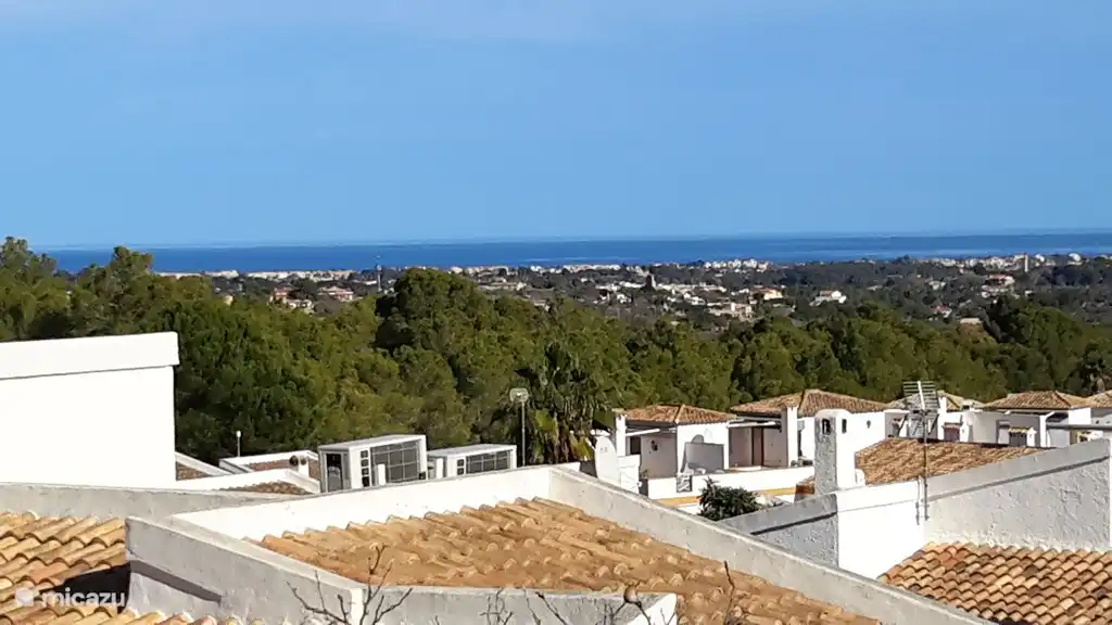 Zeezicht vanaf dakterras