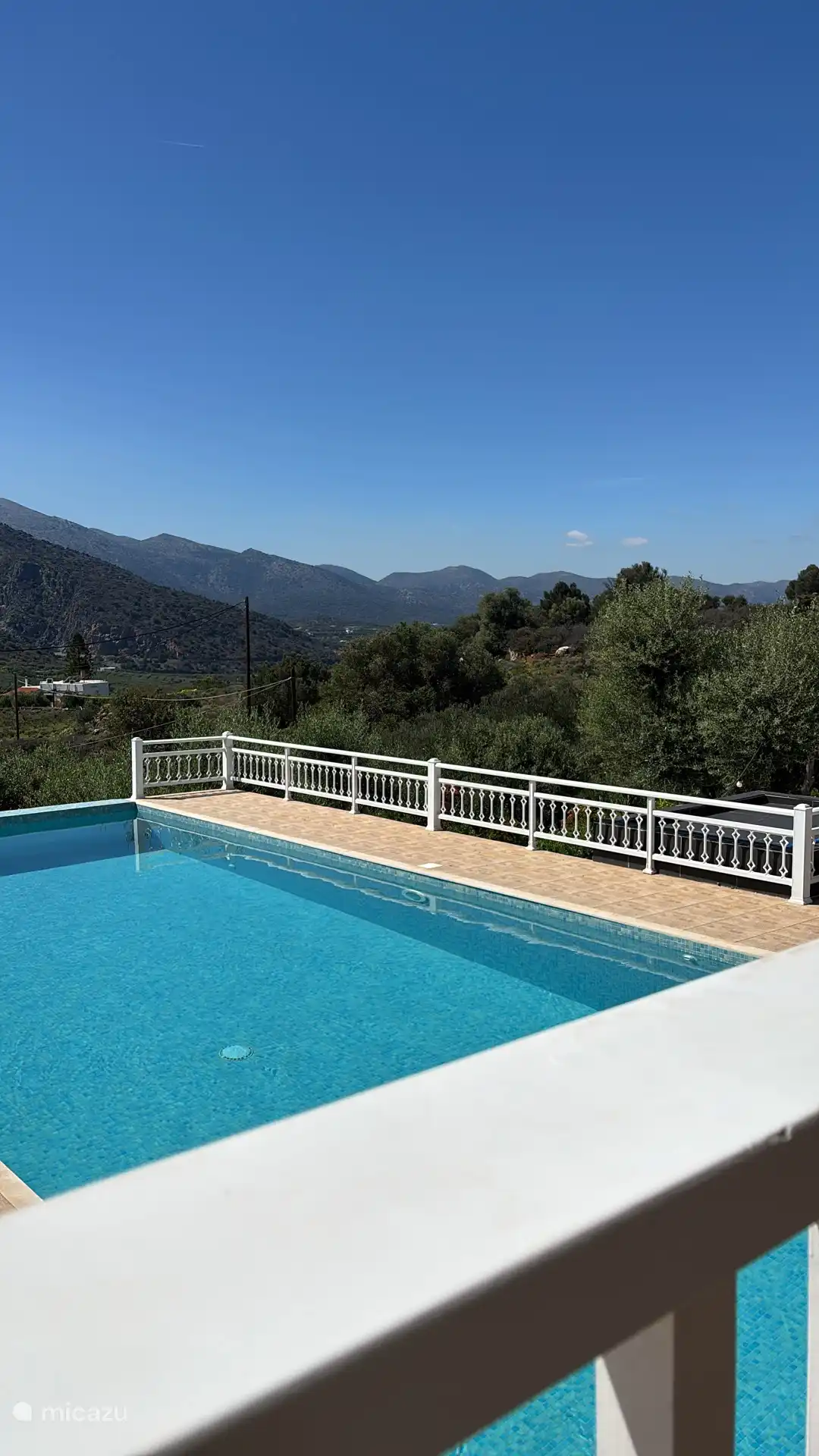 Uitkijk vanaf de veranda