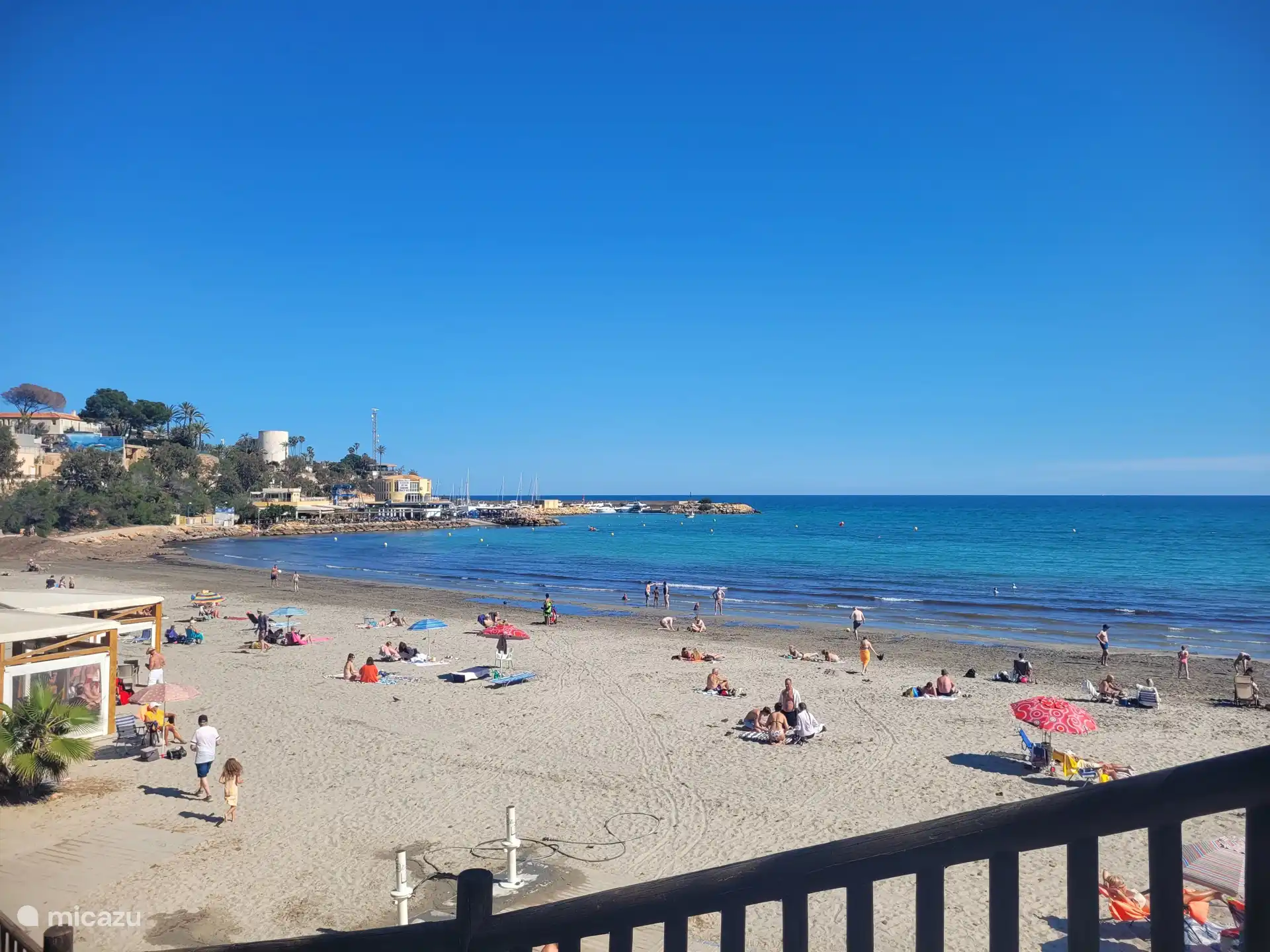 A lovely beach near the bay of Cabo Roig