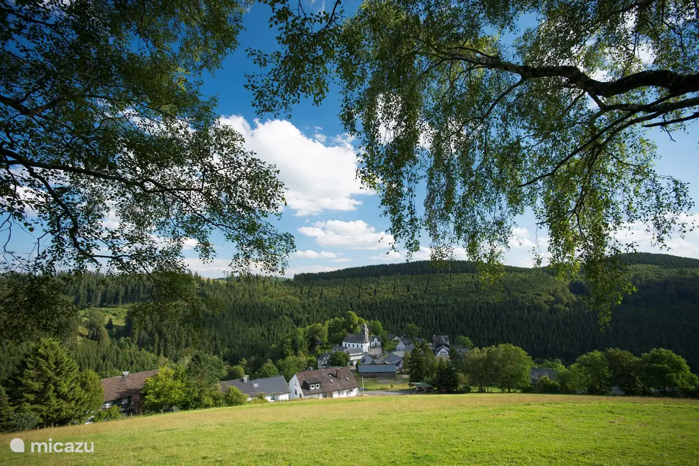 View of village and home