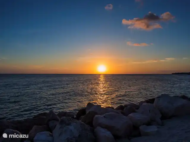 Blue Bay Zeezicht Appartement huren in Curaçao, Curacao-Midden, Blue Bay - appartement Zonsondergang