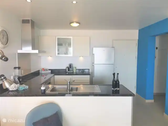 Blue Bay Zeezicht Appartement huren in Curaçao, Curacao-Midden, Blue Bay - appartement open keuken