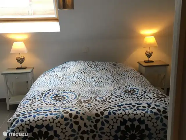 appartement huren in België, Belgische Kust, Nieuwpoort – Residentie Astrid Slaapkamer 1 met douchekamer