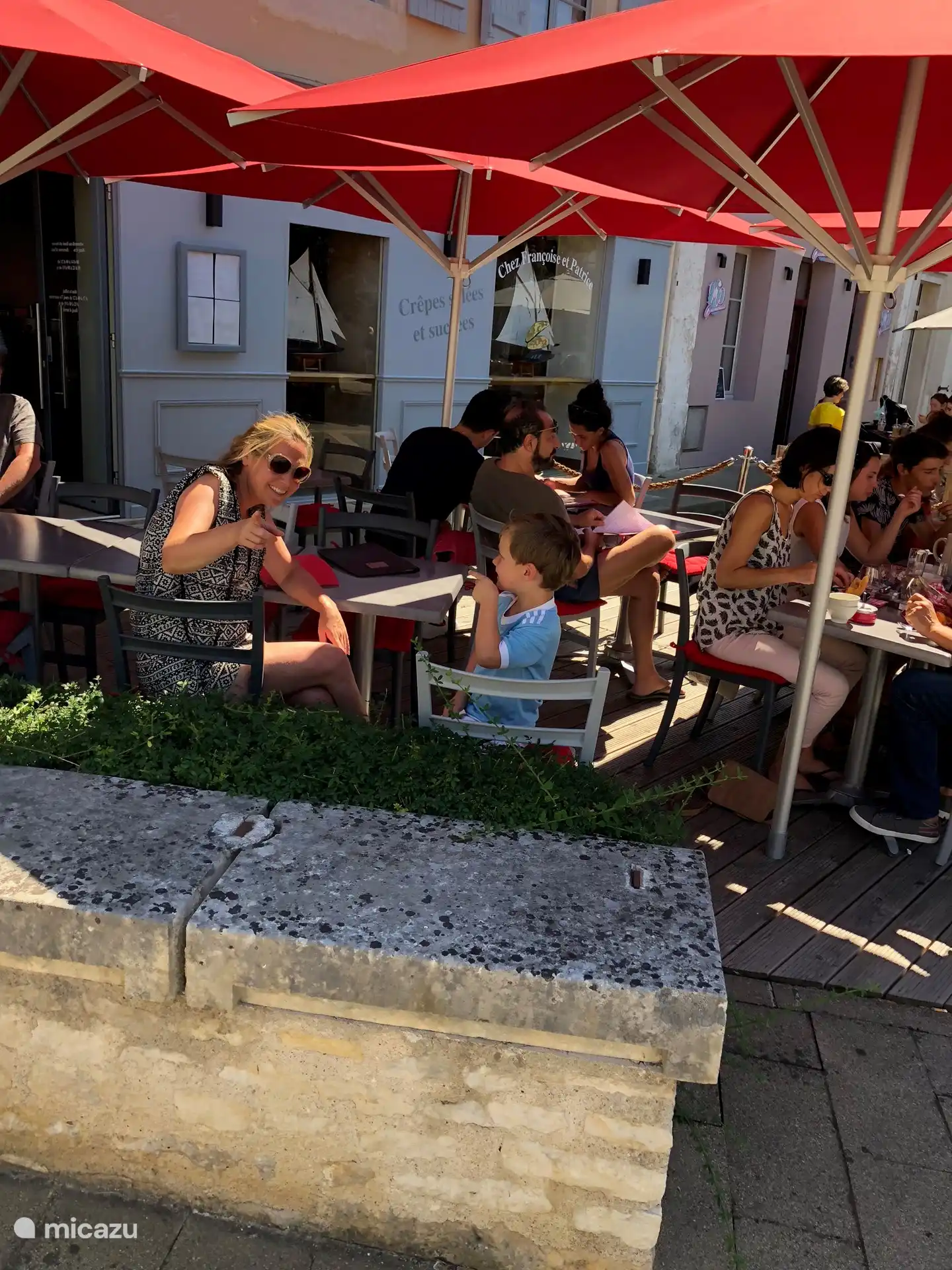 Une glace en terrasse...