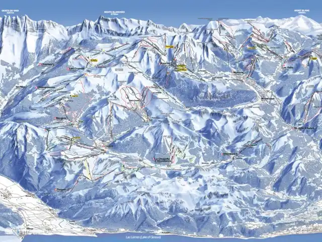 Le Charme - 250 metros de las pistas en Suiza, Valais, Morgins - apartamento 650 km de pistas en Suiza y Francia.