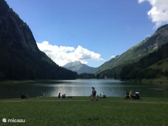 Le Charme - 250 metros de las pistas en Suiza, Valais, Morgins - apartamento Lago de Montriond