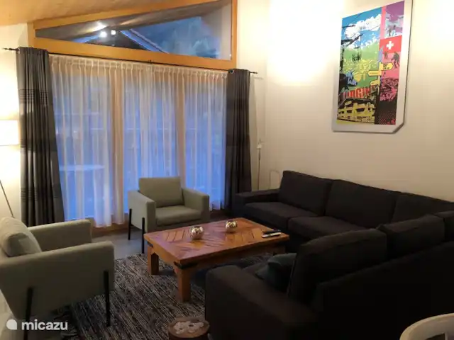 Le Charme - 250 metros de las pistas en Suiza, Valais, Morgins - apartamento nuevo sofá de lujo de 5 plazas