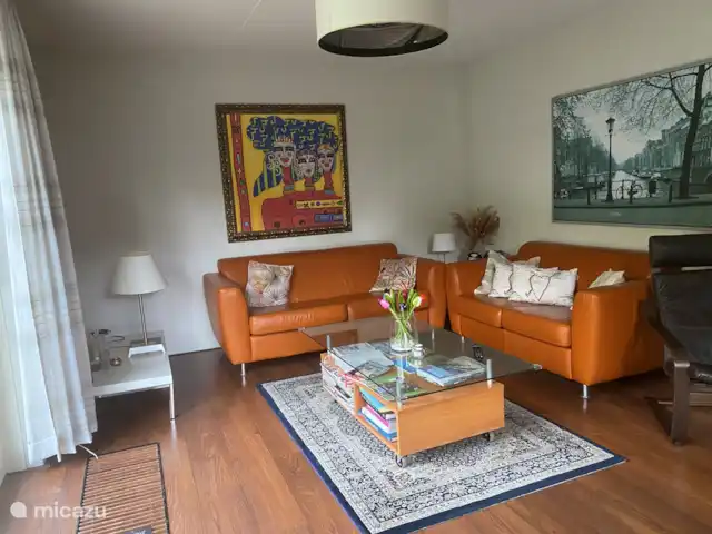 Location de Vacances Pays-Bas, Flevoland, Zeewolde, villa - The Dutch Green View Villa le 2ème coin salon dans le séjour