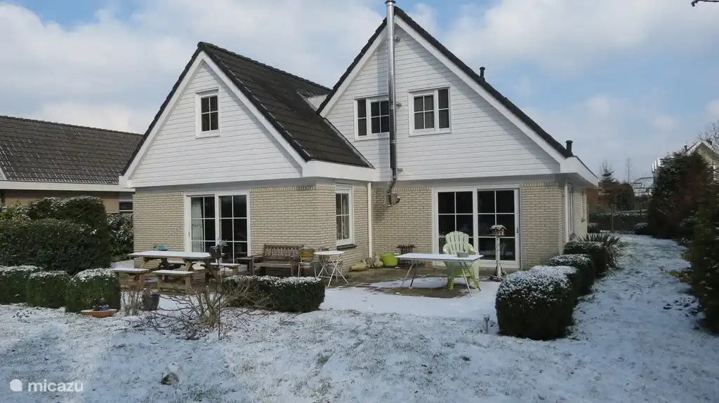 die Rückseite unserer Villa