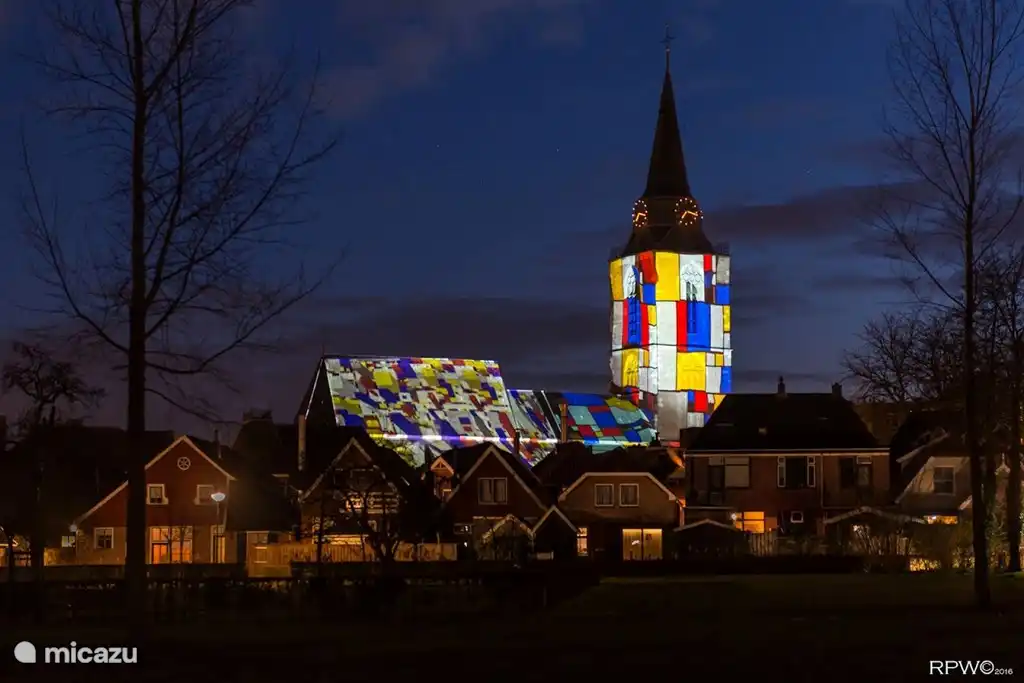 Église sur le marché