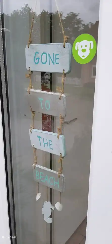 Zum Strand gegangen. Und Hunde willkommen.