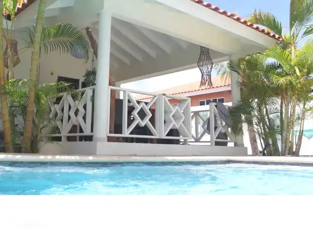 Villa Locabana Curaçao | Curaçao, Banda Ariba (est), Jan Thiel - villa piscine privée et grand porche