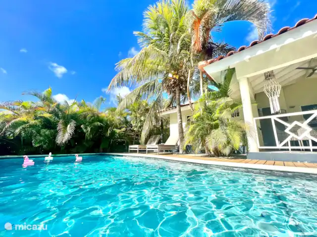 Villa Locabana Curaçao | Curaçao, Banda Ariba (est), Jan Thiel - villa Piscine privée dans un jardin ensoleillé