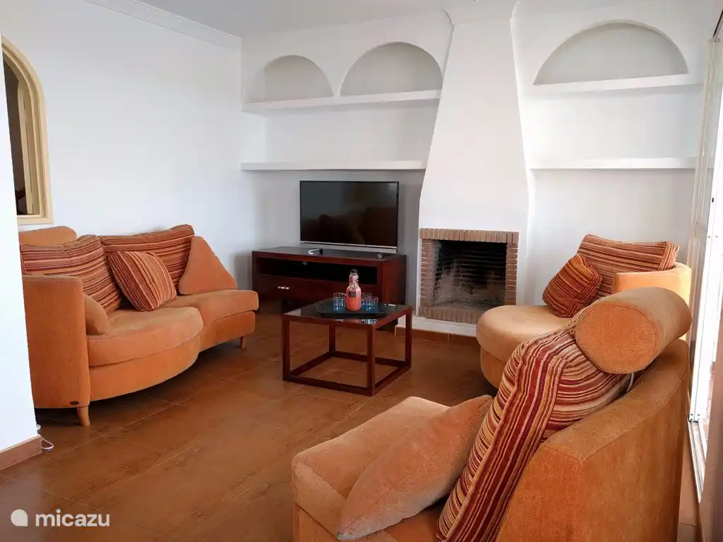 Die Sitzecke des Wohnzimmers.