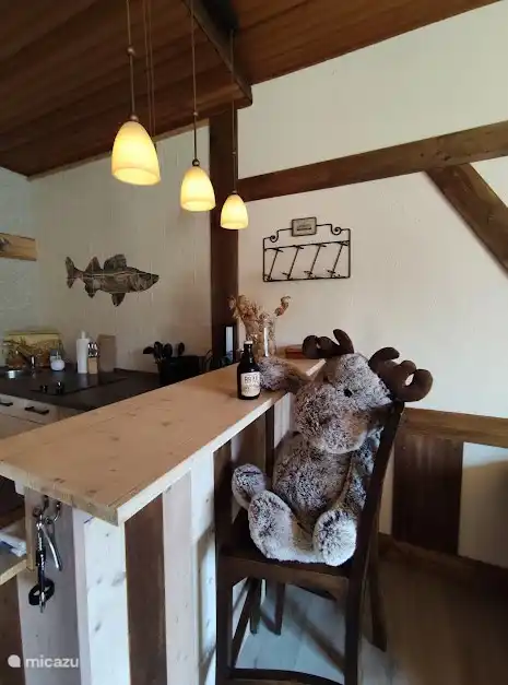 Living room dining area kitchen