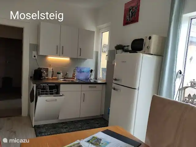 Wandelen, Duitsland, Moezel, Enkirch, appartement Moselglück - appartement Moselsteig Keuken