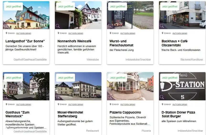 Restaurantes y comida para llevar en Enkirch