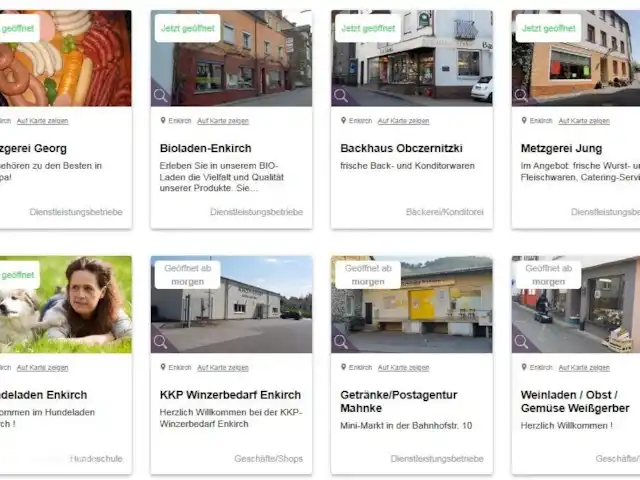 Wandelen, Duitsland, Moezel, Enkirch, appartement Moselglück - appartement Moselsteig Winkels In Enkirch ( Boodschappen, slagerij, bakker, Bioladen enzovoorts)