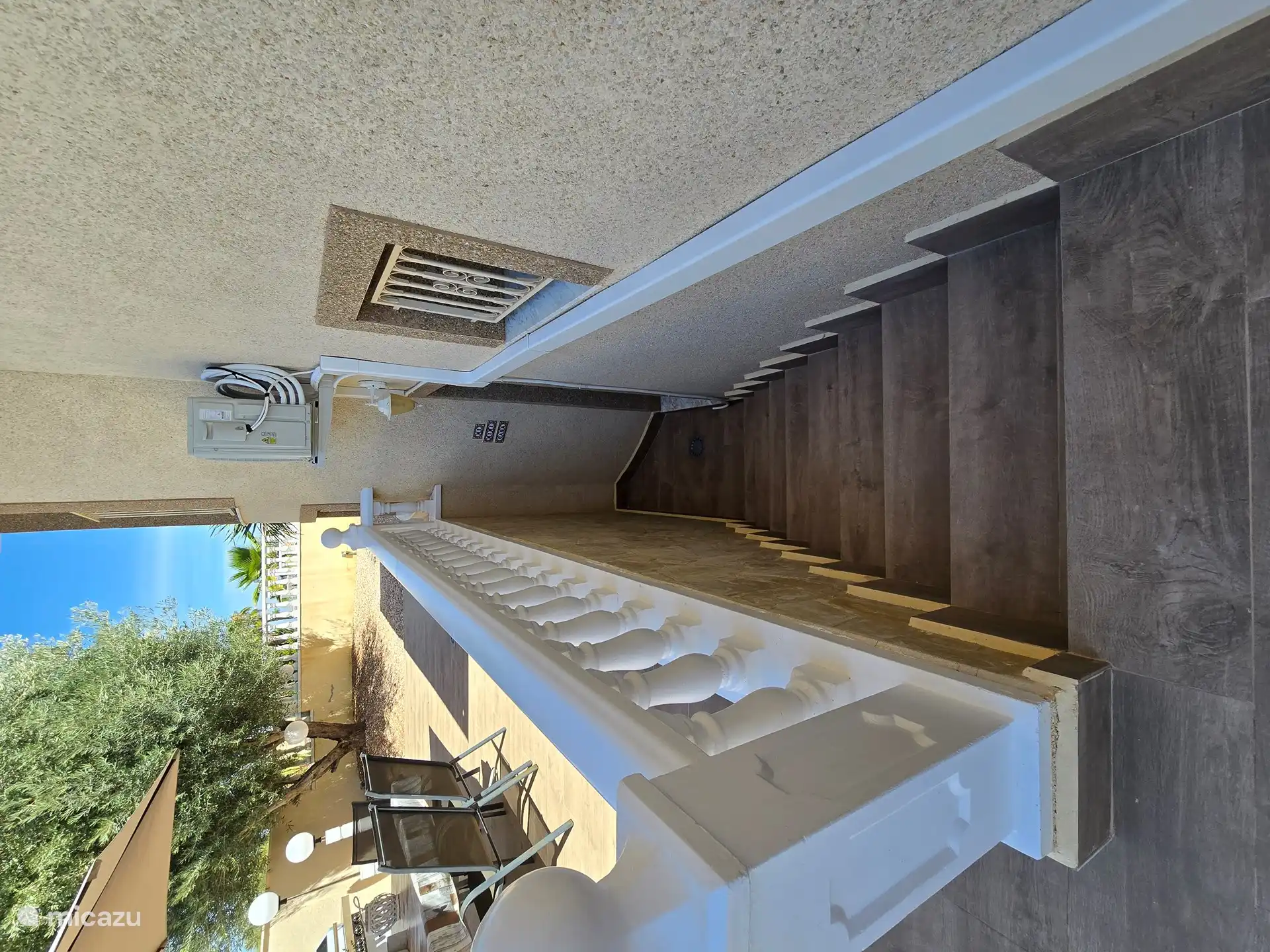 La casa de huéspedes con su propia entrada.