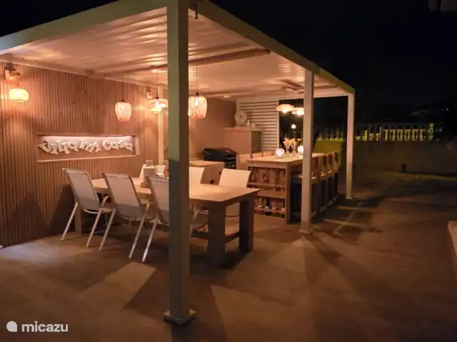 Villa Mi casa - Benijófar huren in Spanje, Costa Blanca, Benijófar - vakantiehuis Met trots presenteren wij ons recent (okt. '24) gemaakte overkapping met zelfgemaakte Douglas steigerhouten buitenkeuken en meubelen.