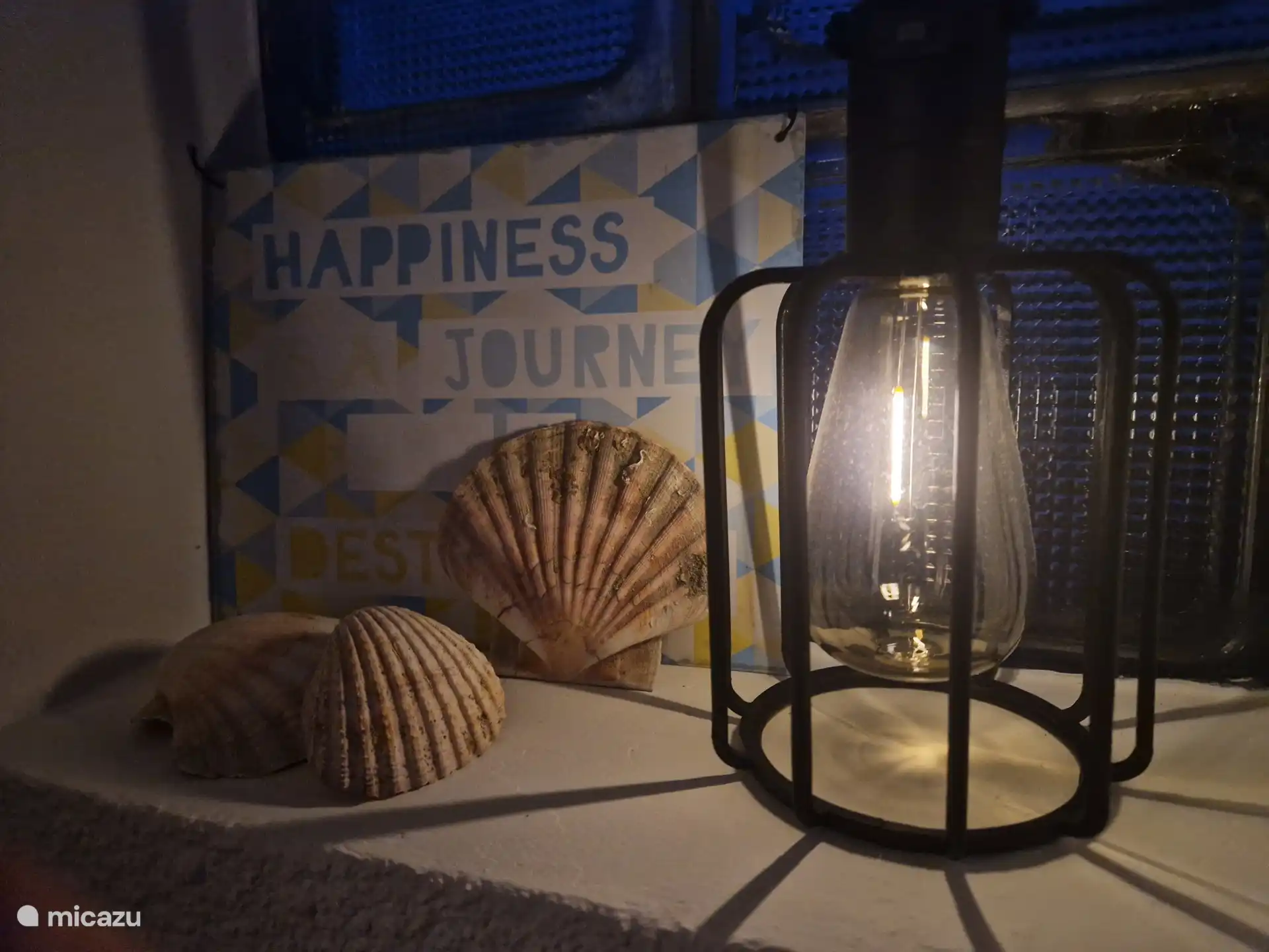 The balcony is also a popular spot in the evening.