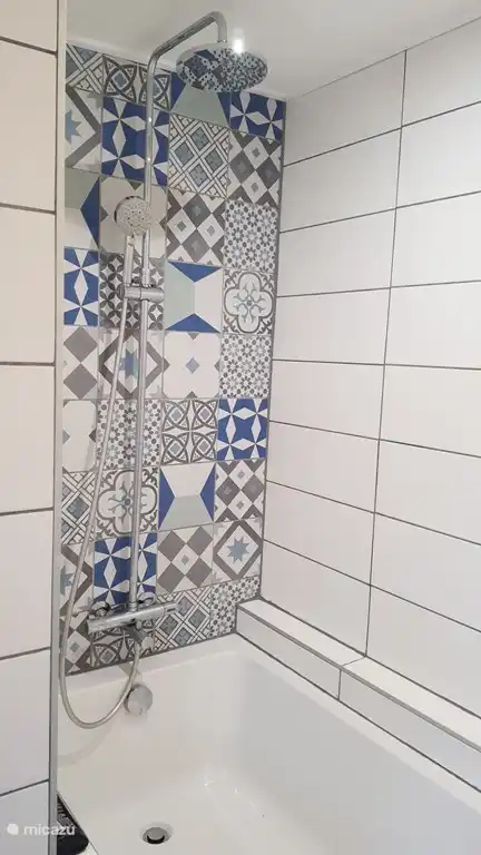 Our new bathroom with rain shower and bath