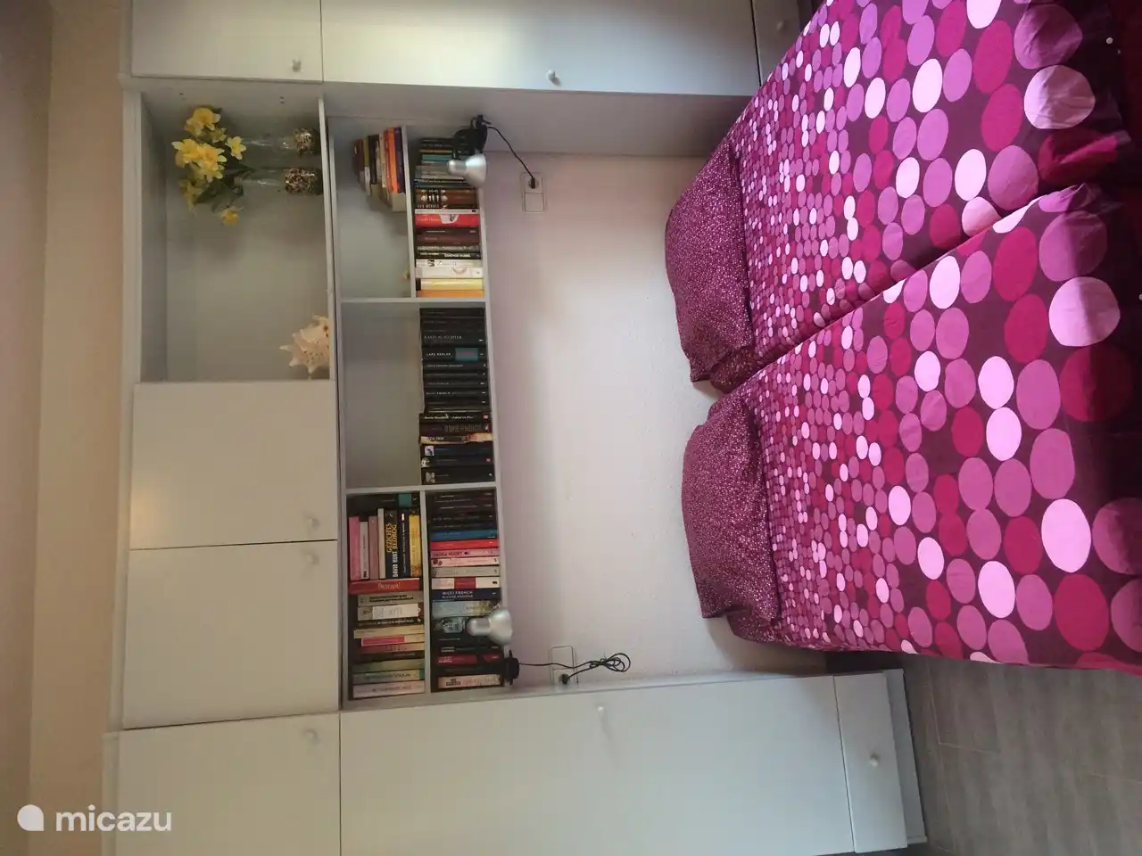 De boekenkastslaapkamer