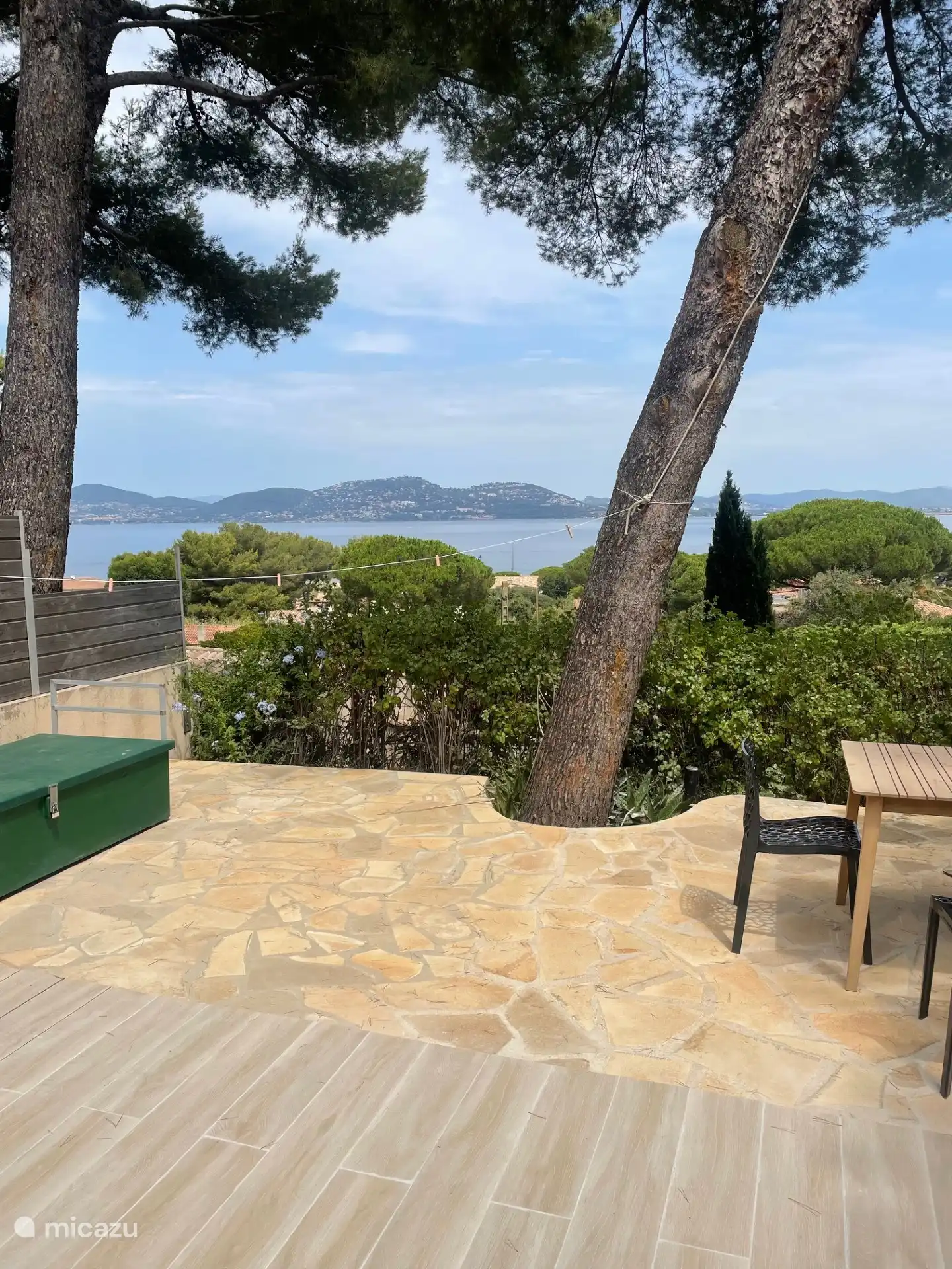 And again the view from the terrace.