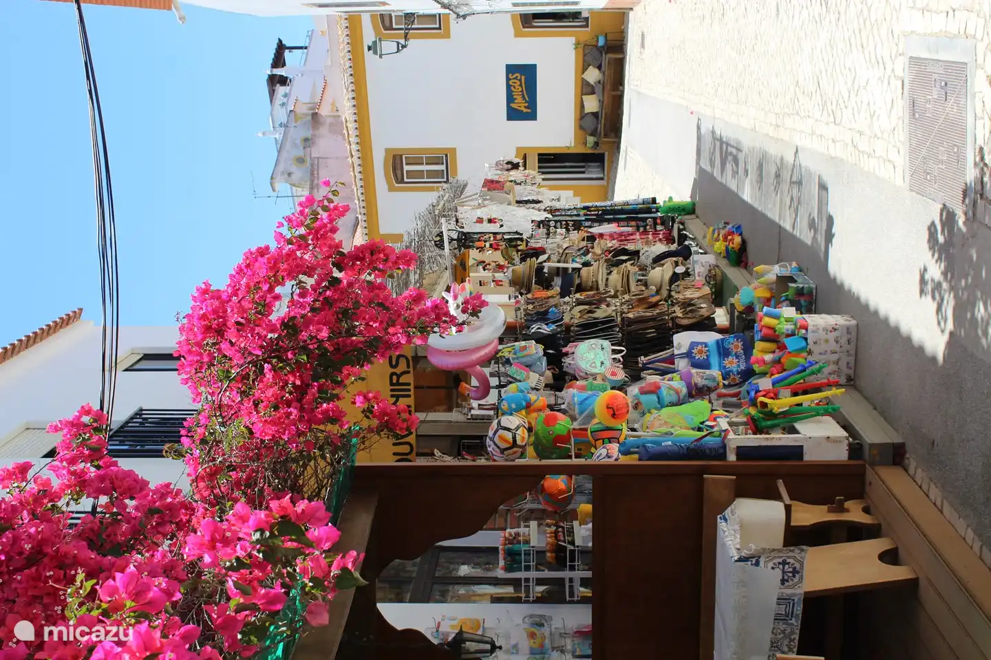 Straße in Ferragudo.