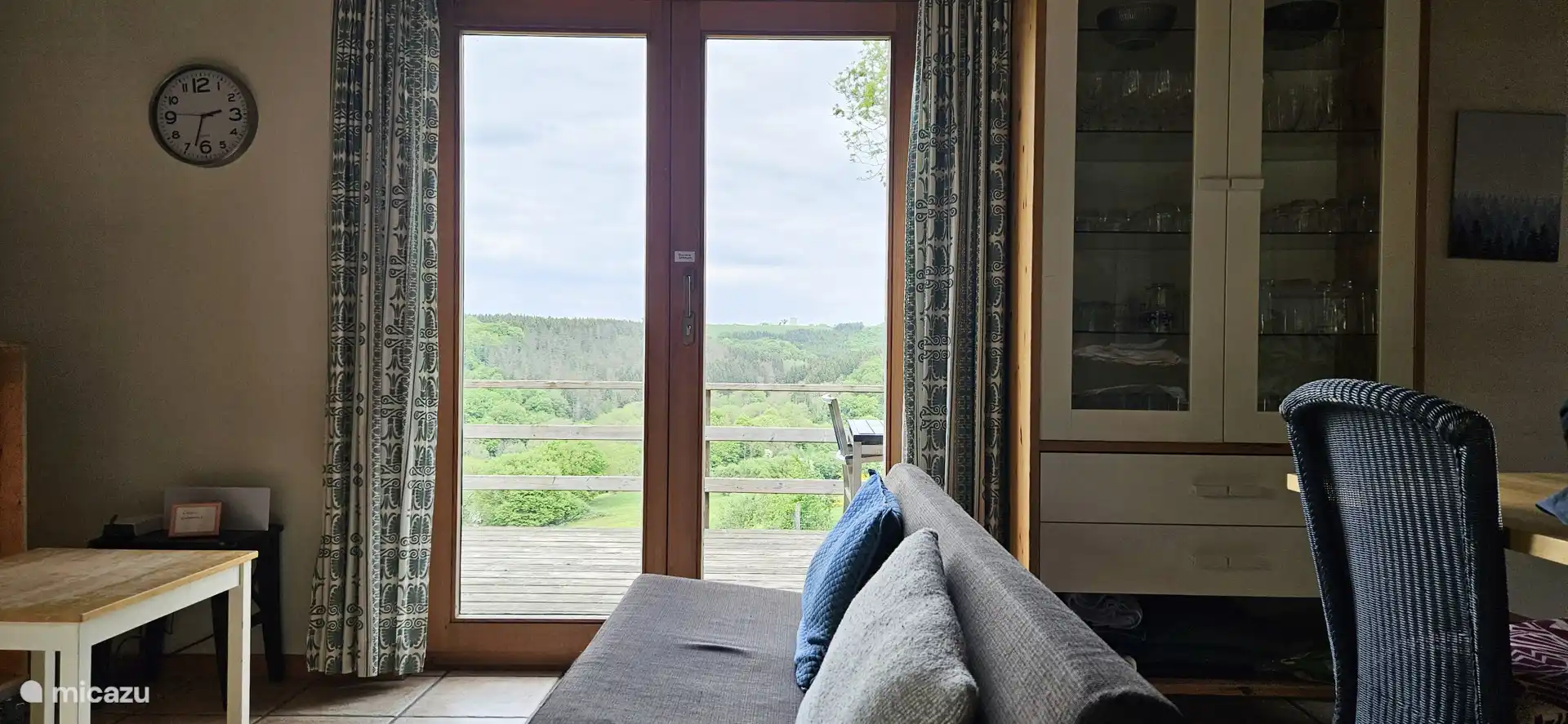 Blick aus dem Wohnzimmer