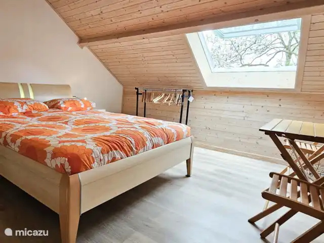 Ardennes Grande terrasse WIFI Vue | Belgique, Ardennes, Villers-Sainte-Gertrude - maison de vacances Chambre 6 en mezzanine dans le bâtiment annexe
