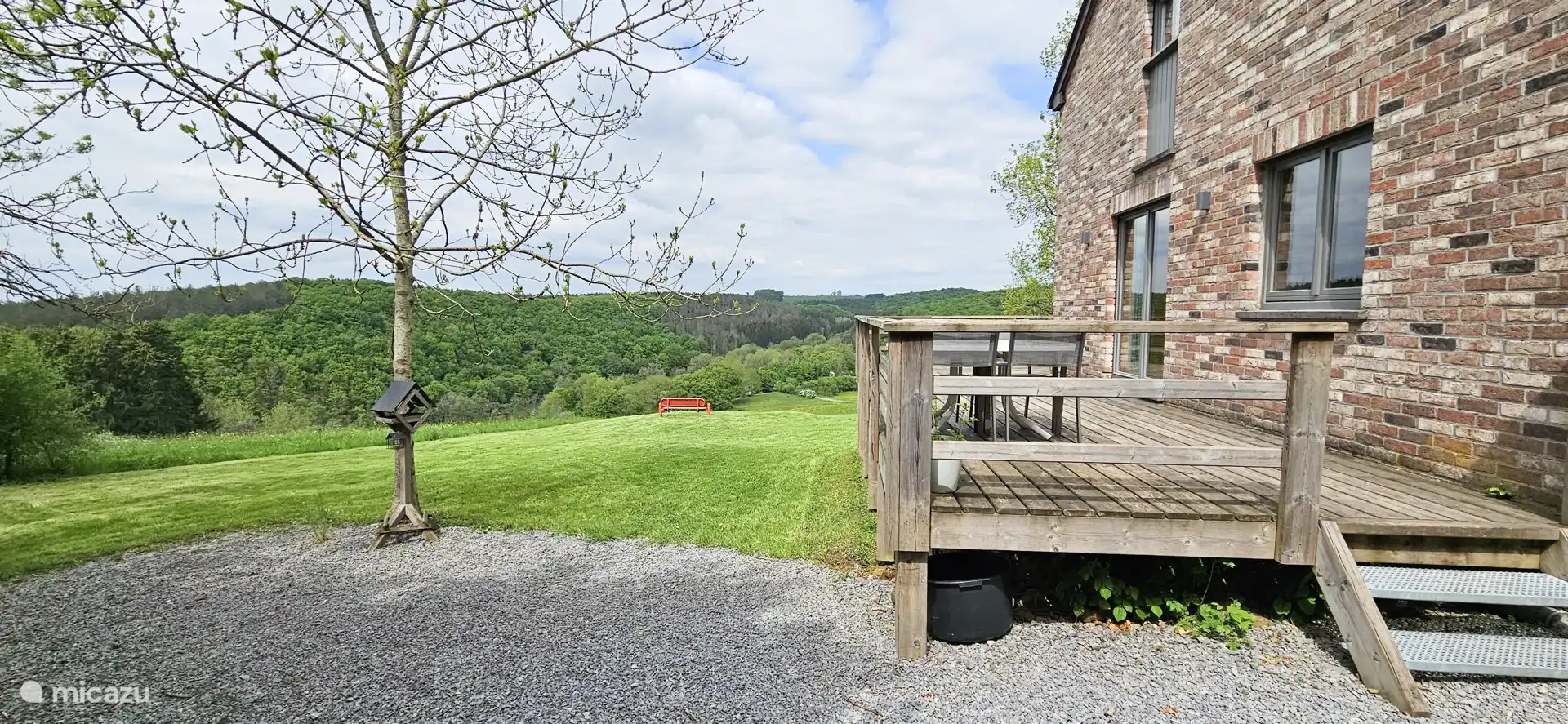 ferienhaus, Bomal-sur-Ourthe, Ardennen, Belgien - Ardennen Große Terrasse WIFI Blick