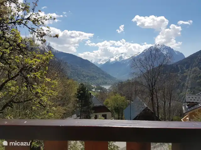 Location de Vacances France, Isère, Vaujany, appartement - Appartement Chalet Solneige Vue depuis le balcon