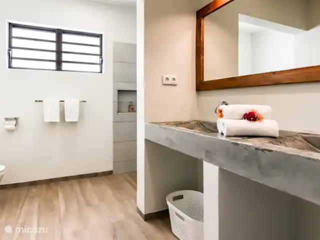 ABC Resort Curaçao A | Curaçao, Curaçao-Centre, Julianadorp - appartement Salle de bain avec double vasque