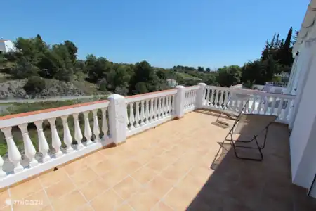 Vakantiehuis Spanje, Costa del Sol, Nerja villa Villa Vincent Groot terras met mooi uitzicht