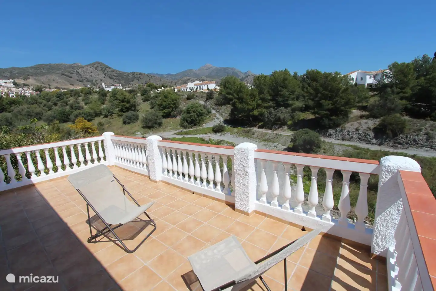 Terrasse vom Hauptschlafzimmer