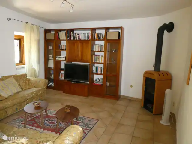 Prachtig oud huis Abruzzen huren in Italië, Abruzzen, Castiglione a Casauria - vakantiehuis Woonkamer