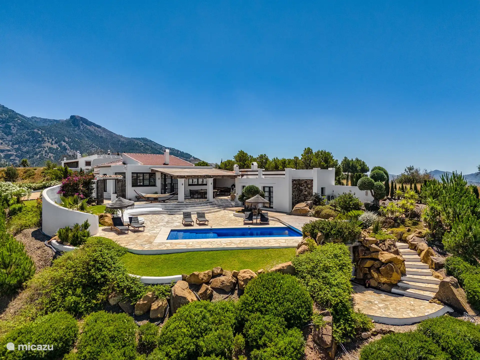 Blick auf die Terrasse 