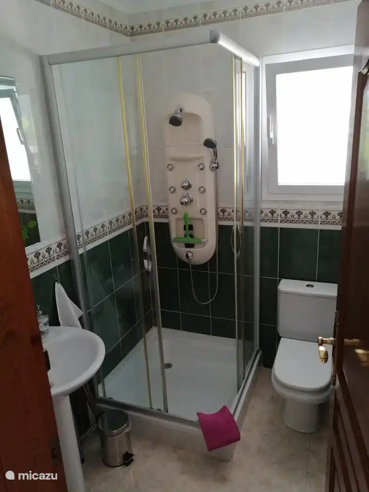 Bathroom with shower and toilet