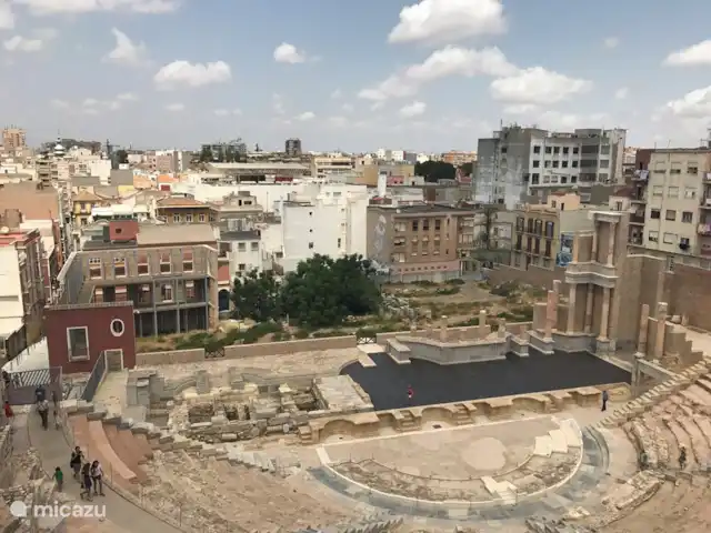 El Nido del Mar Menor en España, Costa Cálida, Lo Pagán - villa Cartagena, anfiteatro romano