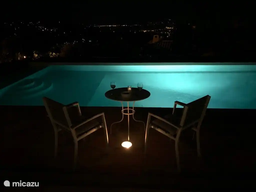 Romantischer Ort, um abends ein Glas Wein zu trinken.