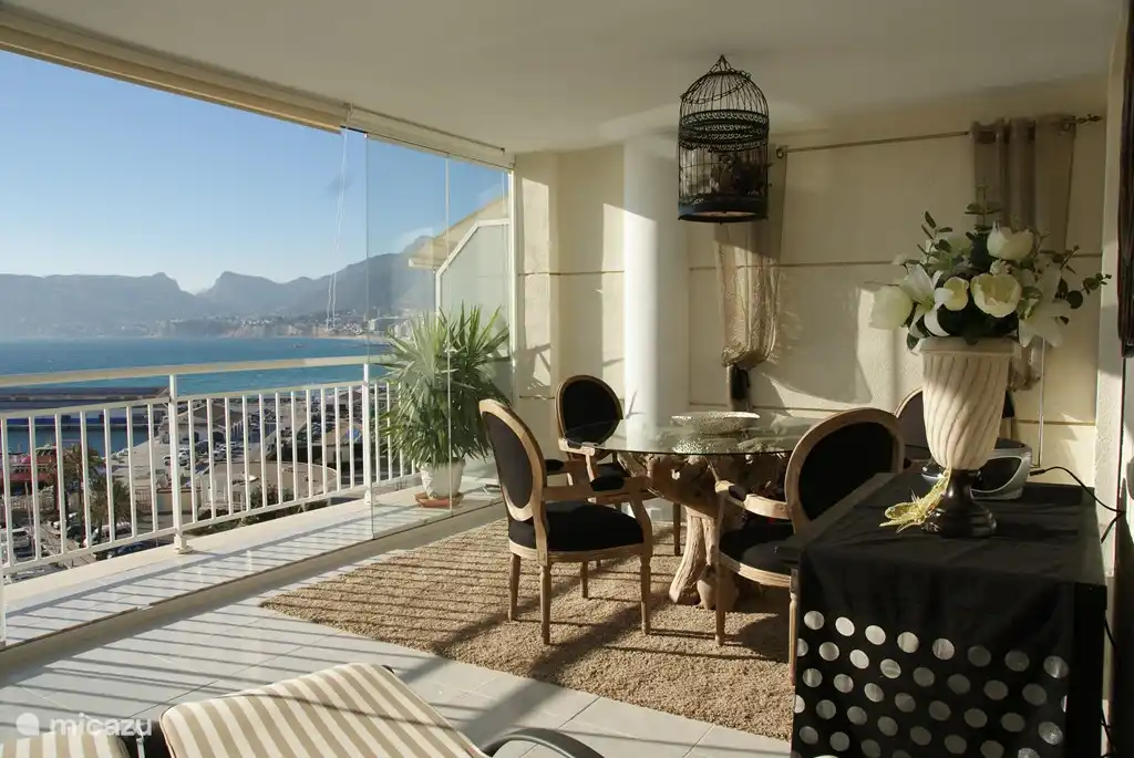 view from the seating area