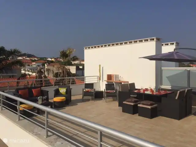 Location de Vacances Portugal, Costa de Prata, São Martinho do Porto, appartement - Bel appartement d'angle avec grande terrasse terrasse privée