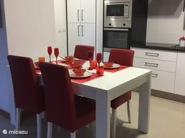 Location de Vacances Portugal, Costa de Prata, São Martinho do Porto, appartement - Bel appartement d'angle avec grande terrasse cuisine