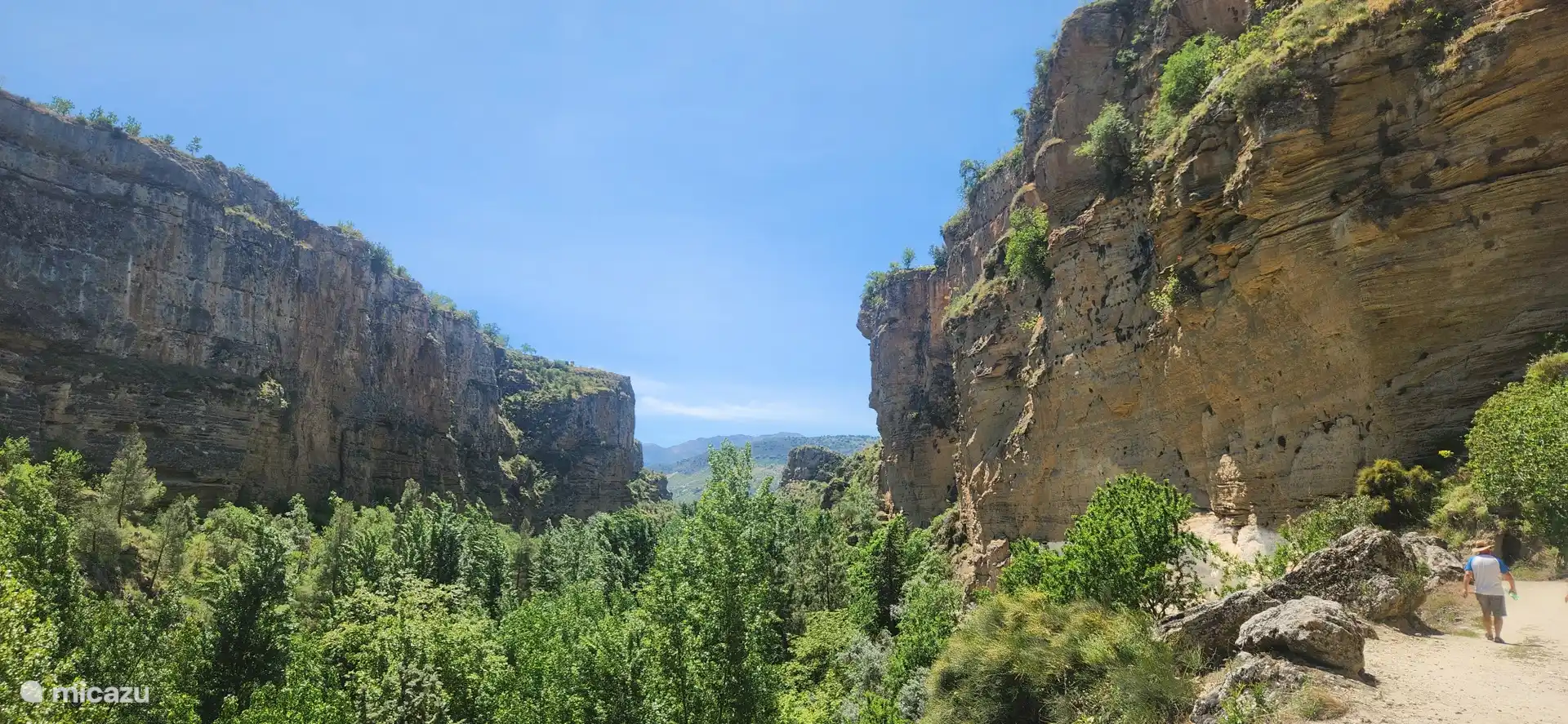 Zin in een wandeling? Het is maar een paar meter van het appartement.